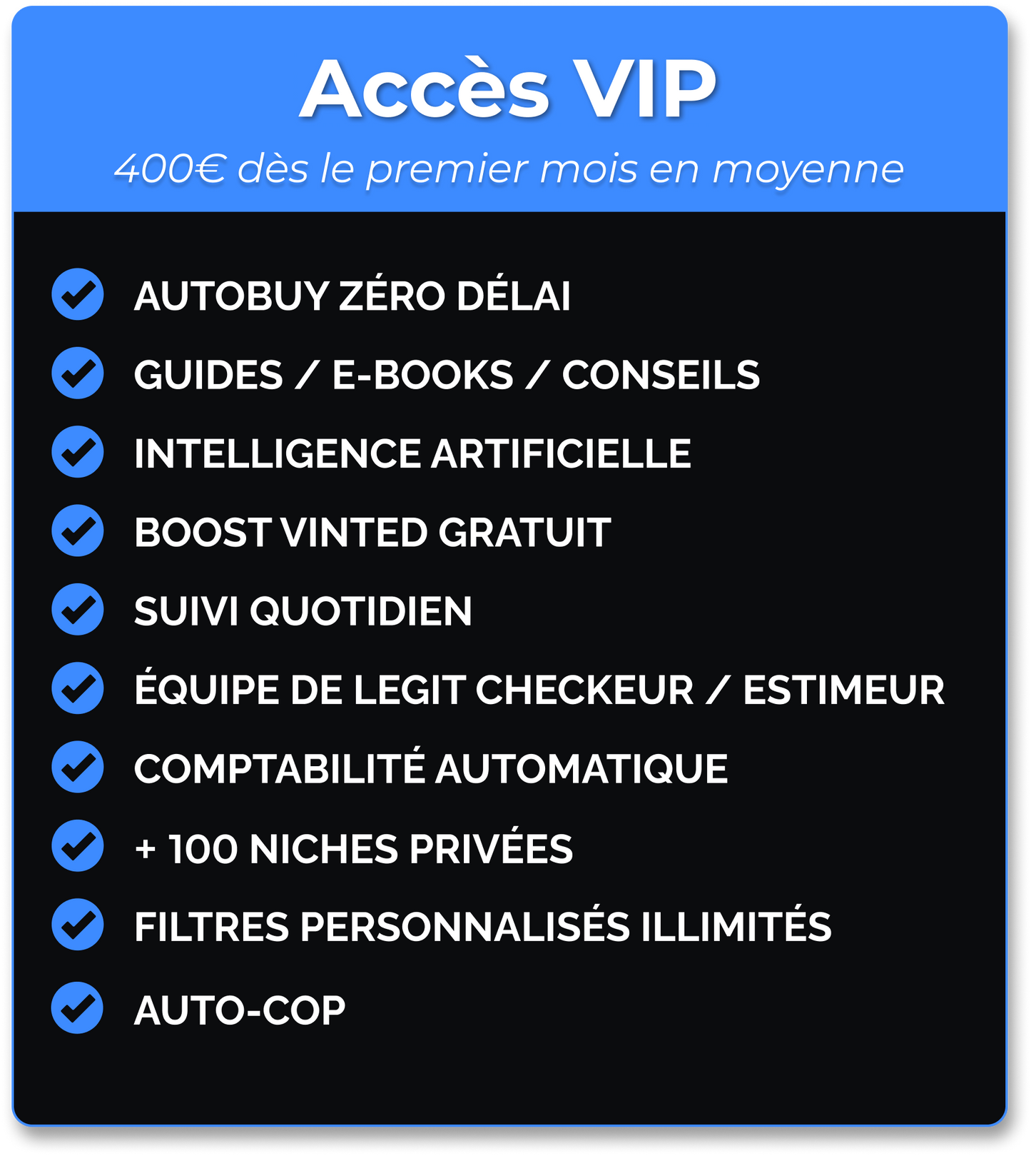 Accès VIP